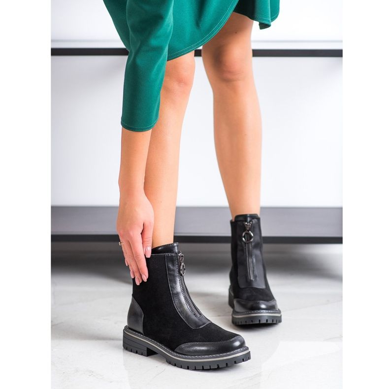 J. Star Warme Arbeiter auf dem Slider schwarz 1