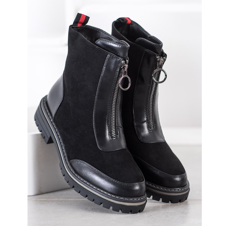 J. Star Warme Arbeiter auf dem Slider schwarz 2