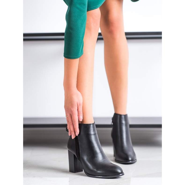 Cm Paris Elegante Stiefel aus Ökoleder schwarz 1