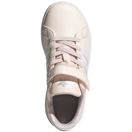 Adidas Grand Court C Jr FW4937 Schuhe ecru rosa 1