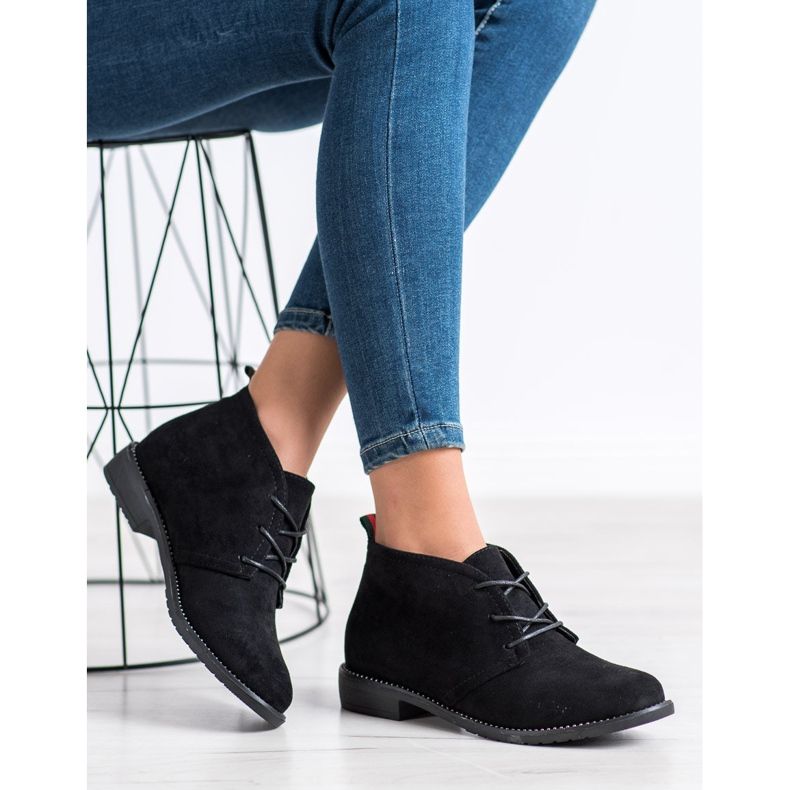 SHELOVET Schwarze Brogues 1