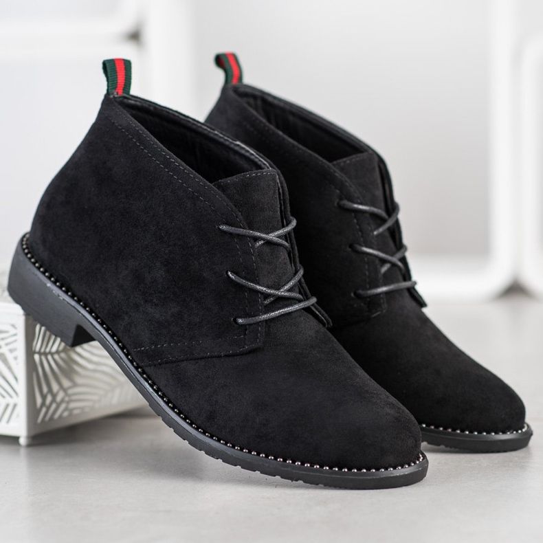 SHELOVET Schwarze Brogues 2