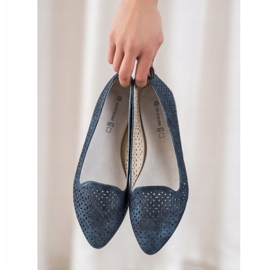 Goodin Ballerinas mit Holo-Effekt marineblau blau 2