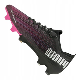 Fußballschuhe Puma Ultra 1.1 Fg M 106044-03 schwarz, schwarz, rosa schwarz 1