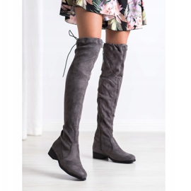 Seastar Graue Overknee-Stiefel 1