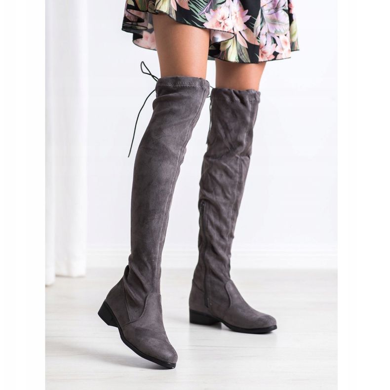 Seastar Graue Overknee-Stiefel 1