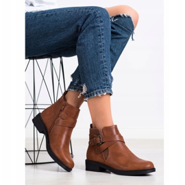 Top Shoes Klassische braune Stiefel 2