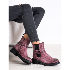 Super Me Öko-Lederarbeiter rosa 2