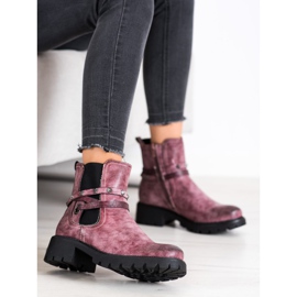 Super Me Öko-Lederarbeiter rosa 1