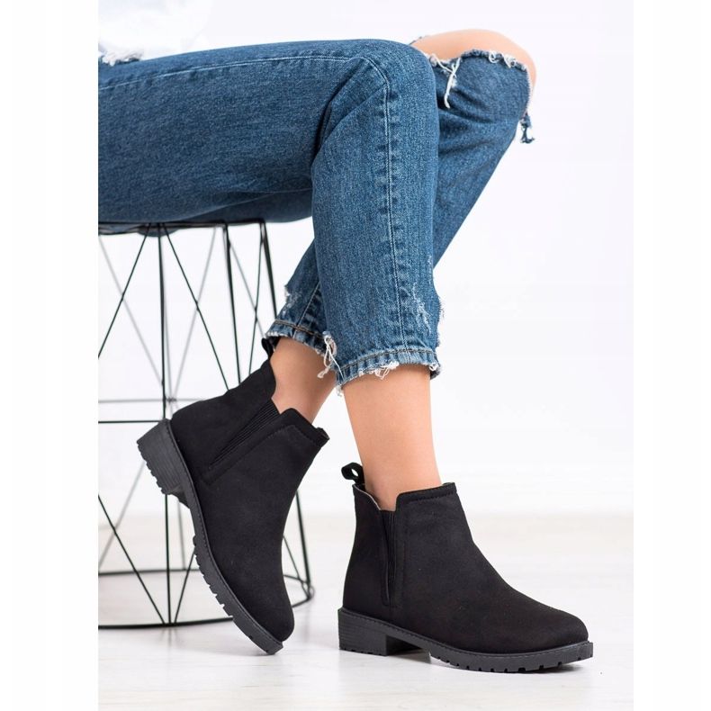 Balada Warme schwarze Chelsea Boots 2