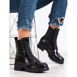 Super Me Workery Schlangendruck schwarz 1