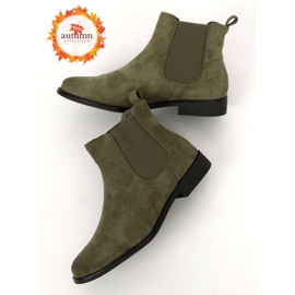 Grüne Chelsea-Stiefel für Damen 8310 Grün 1