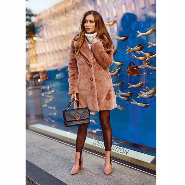 FG1 Damenstiefel mit Absatz Pink Good Vibes rosa 1