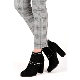 Seastar Wildlederstiefeletten am Pfosten schwarz 2