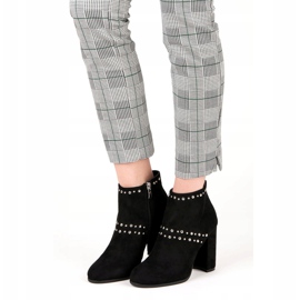 Seastar Wildlederstiefeletten am Pfosten schwarz 1