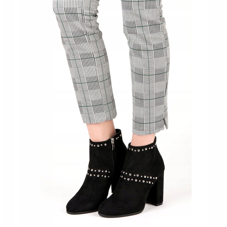 Seastar Wildlederstiefeletten am Pfosten schwarz 1