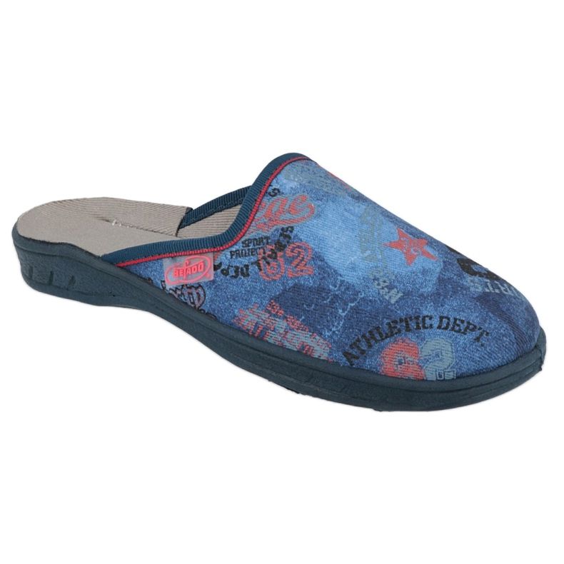 Befado farbige Kinderschuhe 707Y415 rot blau 1