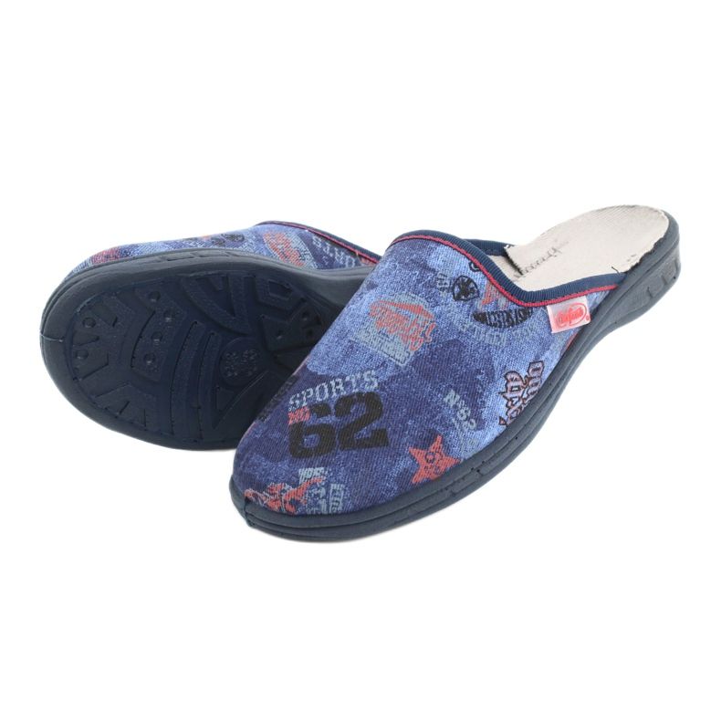 Befado farbige Kinderschuhe 707Y415 rot blau 4