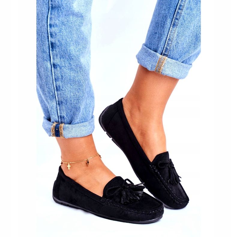 EVE Damen Loafer Wildleder 20PB35-2003 Schwarz Donna Mia 1