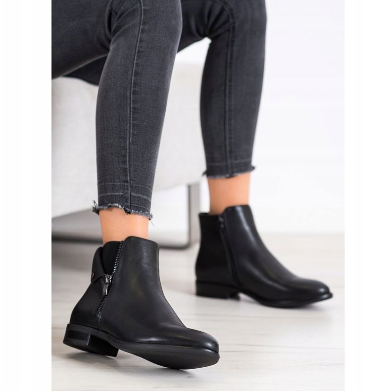 Klassische Sergio Leone Stiefel schwarz 2