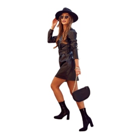 Big Star Damenstiefel on the post GG274397 schwarz 2