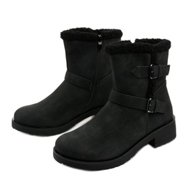 Lightwing schwarze isolierte Damenstiefel 2