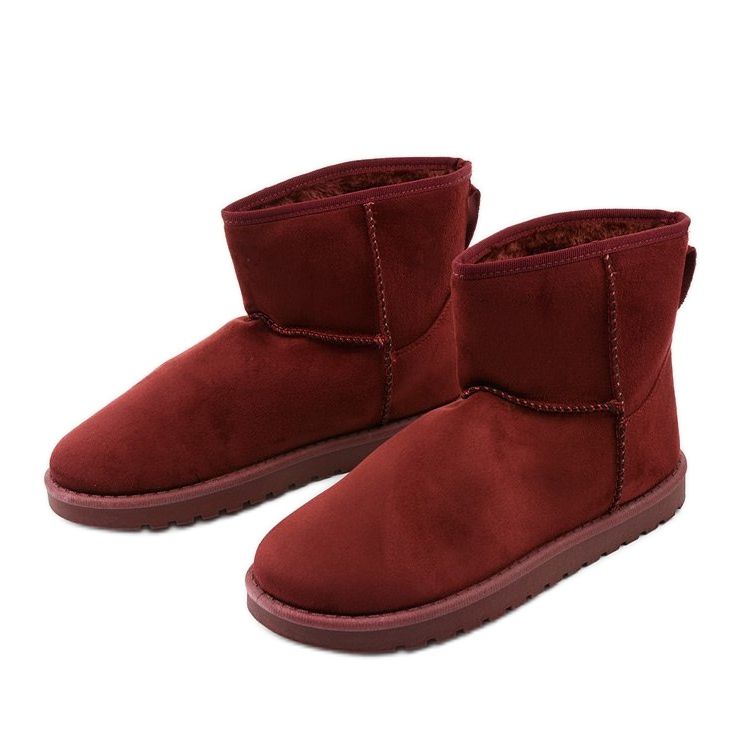 Rote Loraven Emu isolierte Stiefel 2