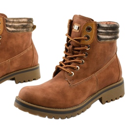 Camel Schnürstiefel, isoliert Halitta braun mehrfarbig 1