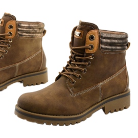 Khakifarbene Schnürboots mit gefüttertem Halitta 1