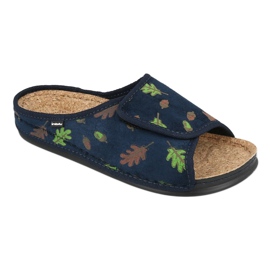 Inblu Damenschuhe 155D115 navy blau grün 1