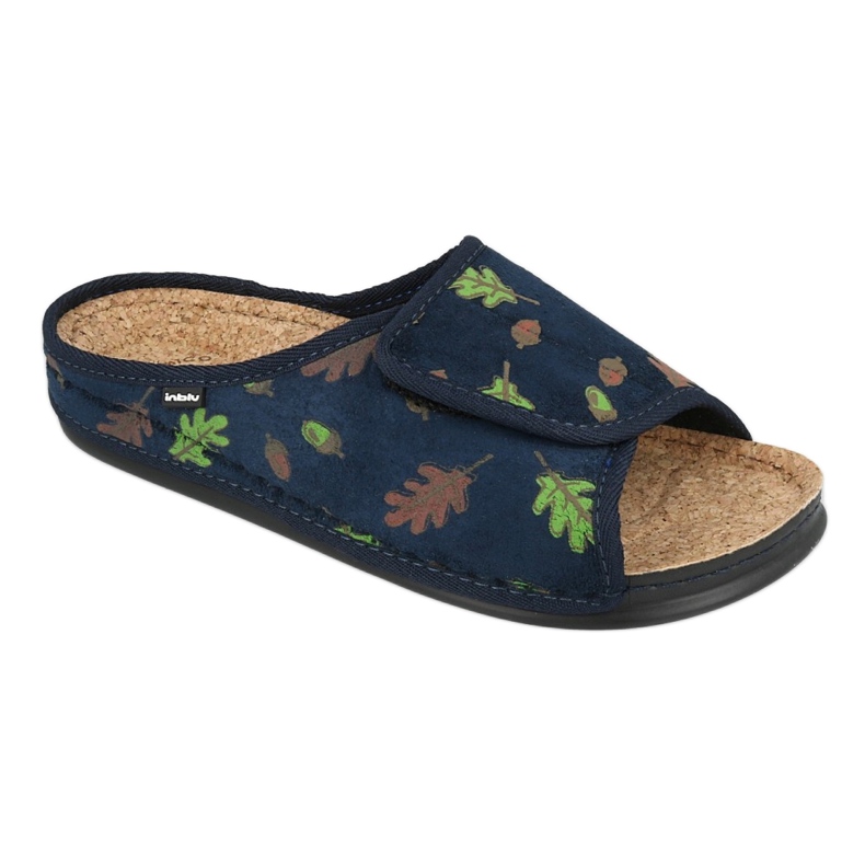 Inblu Damenschuhe 155D115 navy blau grün 1