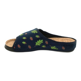 Inblu Damenschuhe 155D115 marineblau grün 2