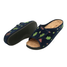 Inblu Damenschuhe 155D115 marineblau grün 4