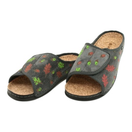 Inblu Damenschuhe 155D116 grau mehrfarbig grün 3