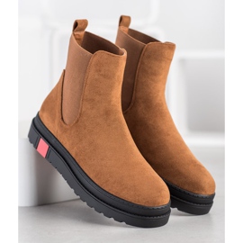 Seastar Stiefel auf der Plattform braun 1