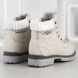 SHELOVET Neu Schuhe Wanderschuhe beige 1