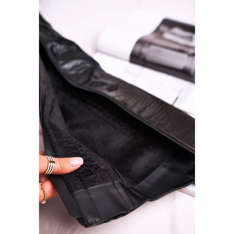 HAN Damenstiefel mit Absatz Schwarz höher 3