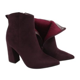 Evento Lila Wildleder Stiefeletten 7