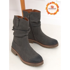 Grau Graue Stiefel für Damen 6981 Grau 1