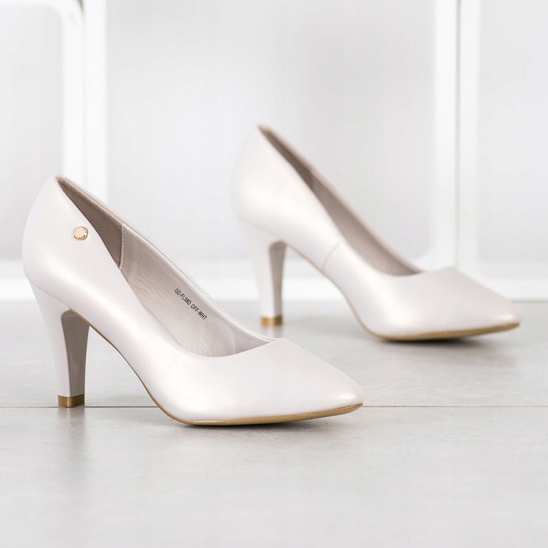 Goodin Lässige Pumps weiß mehrfarbig 1