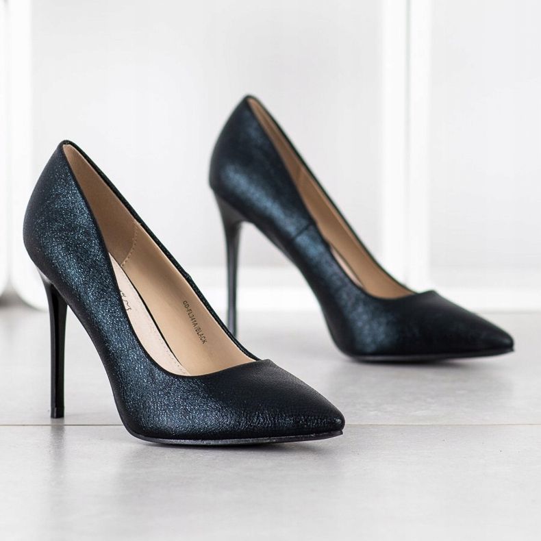 Goodin Modische High Heels schwarz 1