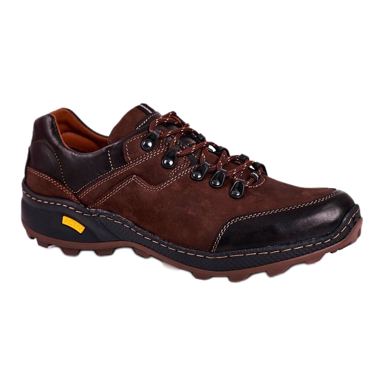 Bednarek Polish Shoes Herren Trekking Lederschuhe Bednarek Activ Braun 1