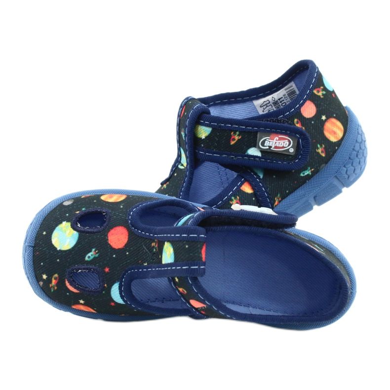Befado Kinderschuhe 533P011 marineblau blau mehrfarbig 5