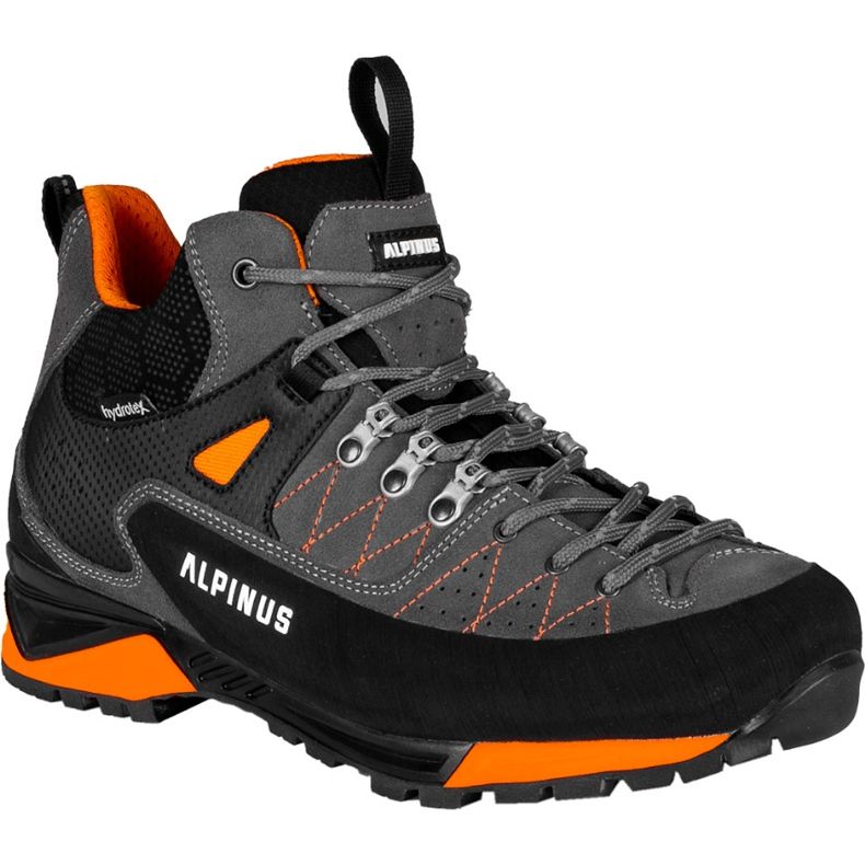 Trekkingschuhe Alpinus The Ridge Mid Pro anthrazit-orange GR43288 grau 1