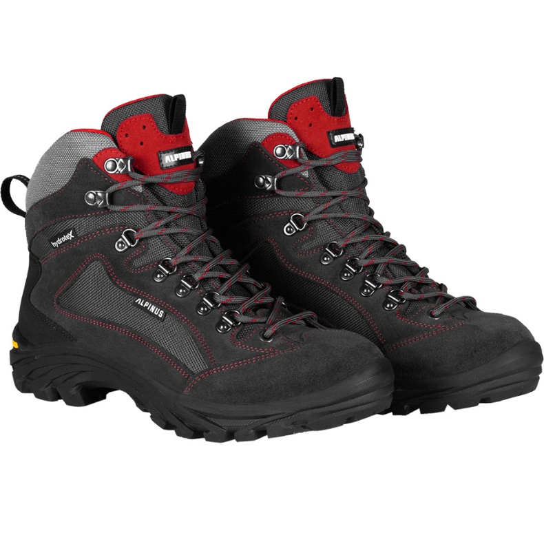 Trekkingschuhe Alpinus Dragon High Tactical graphit-rot GR43305 mehrfarbig 1