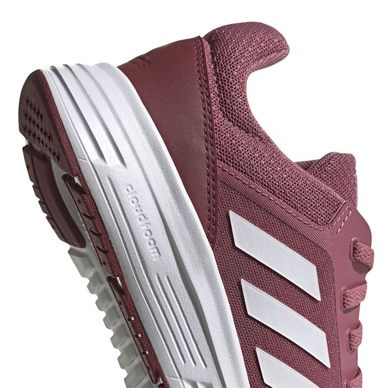 Damen Laufschuhe adidas Galaxy 5 bordeaux FW6124 weiß rot 3