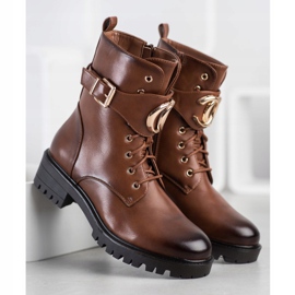 SHELOVET Arbeiter mit goldenem Ornament braun 1