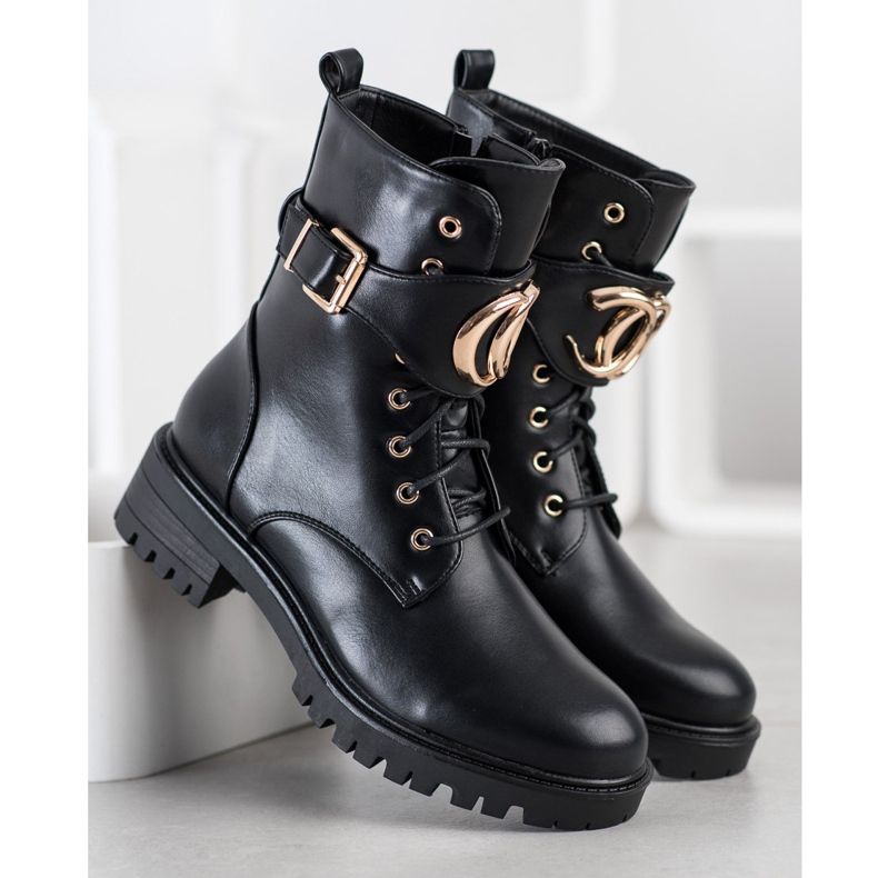 SHELOVET Arbeiter mit goldenem Ornament schwarz 1