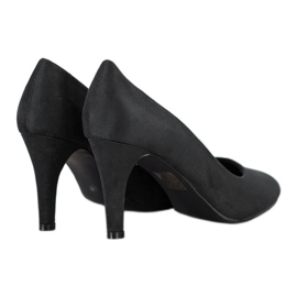 Renda Schwarze Wildleder Pumps 1