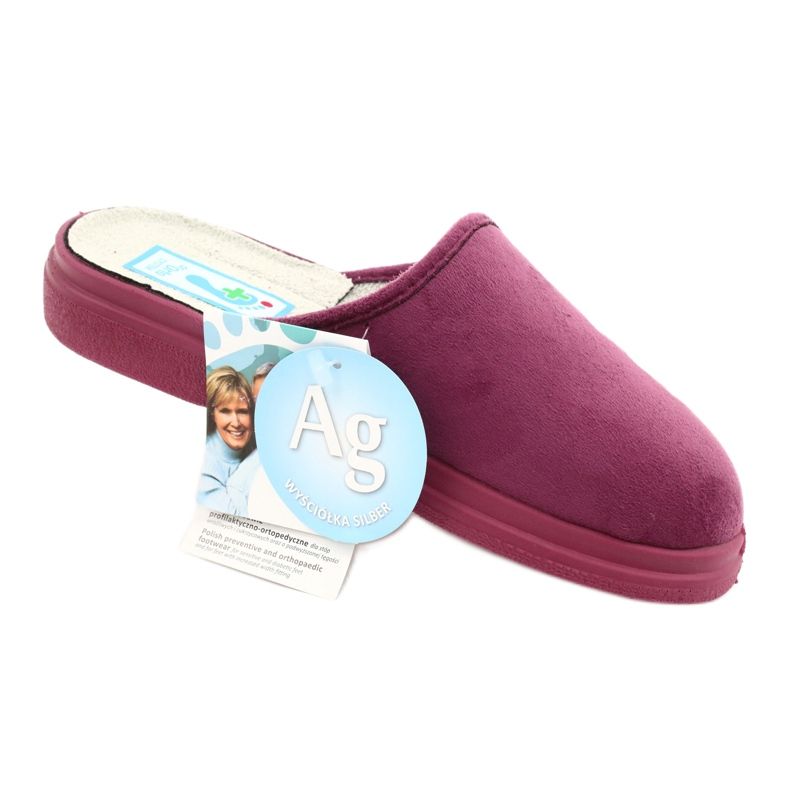 Befado Damen-PU-Hausschuhe 132D014 rosa 4